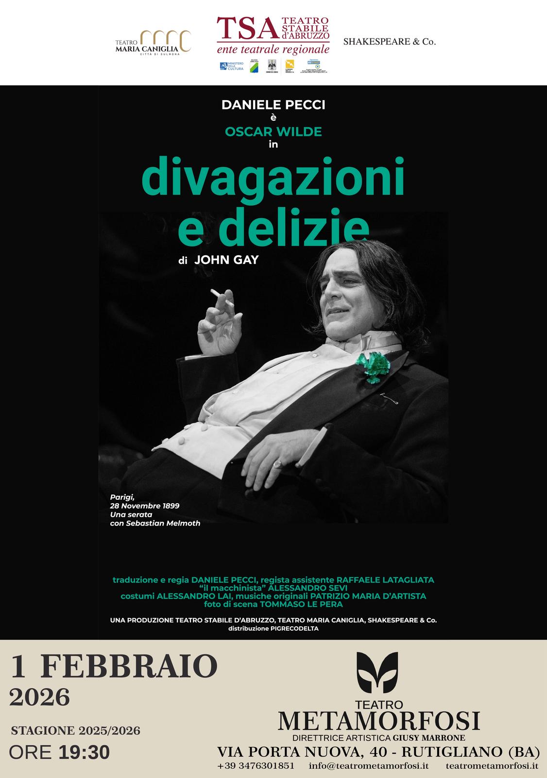 Locandina Divagazioni e delizie di jhon gay