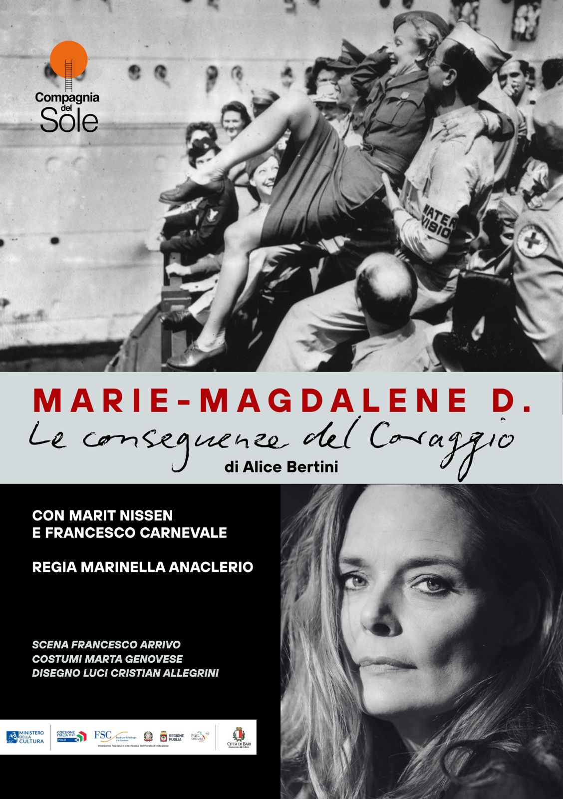 Locandina &ldquo;Marie Magdalene D. &ndash; Le conseguenze del Coraggio&rdquo;