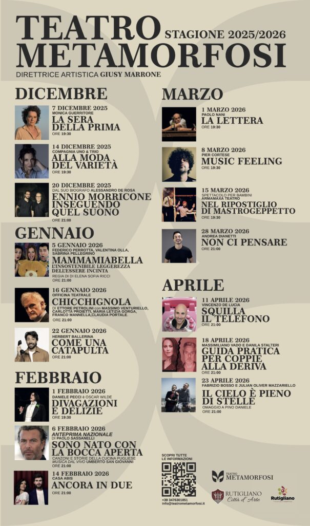 Cartellone Stagione 2025/2026