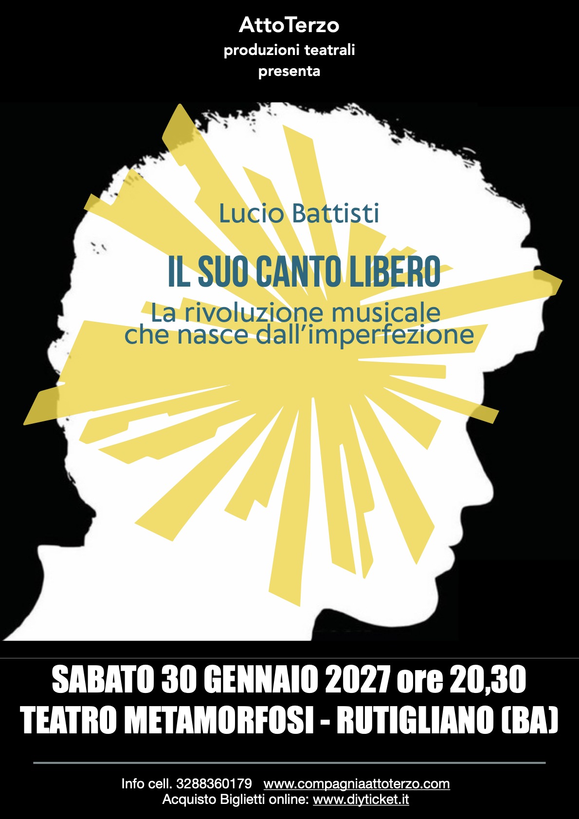 Locandina LUCIO BATTISTI IL SUO CANTOLIBERO