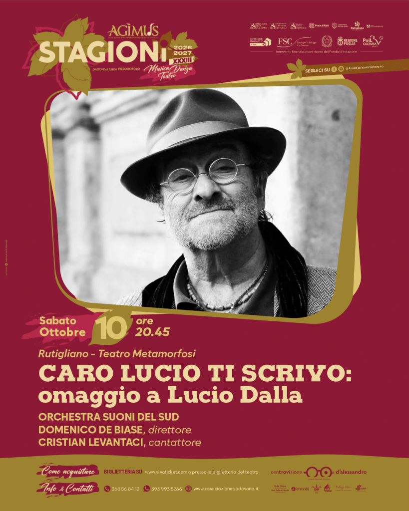 CARO LUCIO TI SCRIVO: OMAGGIO A LUCIO DALLA